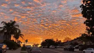 Sunrise in San Diego, January 5, 2024