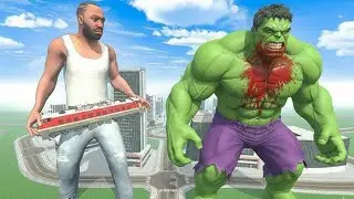 One Bullet Vs 1000 Hulk 😱 Indian Bike Driving 3D #hulk #franklin #onebulletchallenge #video