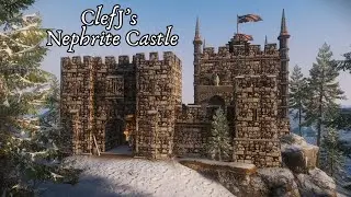 Nephrite Castle от ClefJ, мод Skyrim Medieval Home для Xbox и ПК (AE/SE/LE)