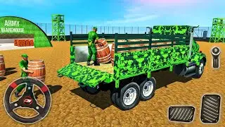 Army Vehicle Cargo Transport - Offroad Army Military Transporter Driving - Android GamePlay
