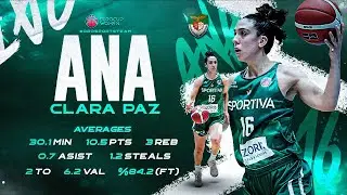 Ana Clara Paz - FIBA EuroCup Women's 2025-26 (Clube União Sportiva)