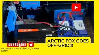 Arctic Fox travel trailer takes on Victron and Rich Solar!!!