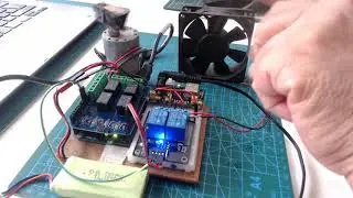 Uso del Relay de dos canales 5V: Control de motoreductor | Ventilador 5V
