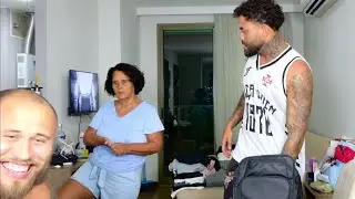 Jhow em crise antes da viagem 