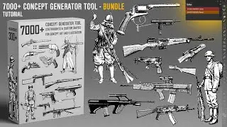 Concept generator tool 7000+ assets Character / Weapon eddition TUTORIAL