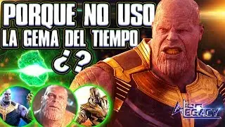 ¿Porque THANOS no uso la GEMA DEL TIEMPO para DETENER a los VENGADORES? || ENDGAME [Alien Legacy]