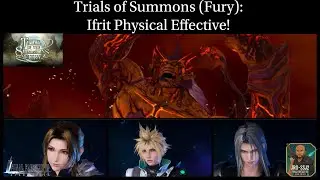 [FF7: Ever Crisis] Испытания призыва (Ярость) Ифрит Ур3 - Физически эффективная команда!