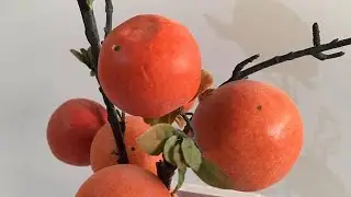 Orange Fruit Artificial Dry Stick