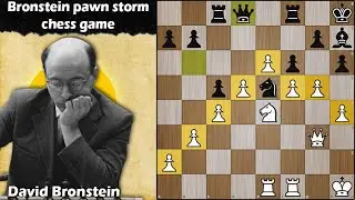 Bronstein Pawn Storm Game | Bronstein vs Rojahn 1956