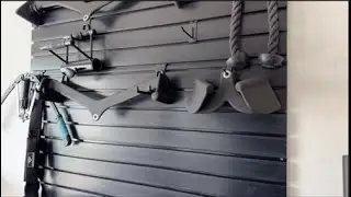 Slat Wall Paneling Review! Great For Gym Or WorkShop!