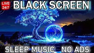 DEEP SOOTHING Sleep Music (NO ADS) 417hz Low Tone Healing Frequency, Zen Sleeping Music Black Screen
