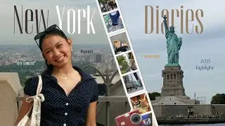 NYC diaries ⋆˚꩜｡ │trip with fam! + city streets + foods + attractions