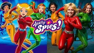 Totally Spies in Real Life with AI ! Cartoon to Reality Transformation 💄🔫👠