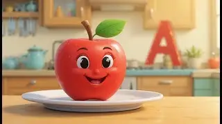 Alphabet Fruits & Food Rhyme | ABC Song for Kids | Learn Fruits & Food A–Z | Nursery Rhymes