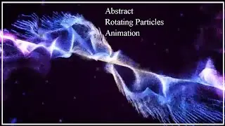 💥Purple Colorful Rotating Particles - Abstract Moving Background with Relax Music💥