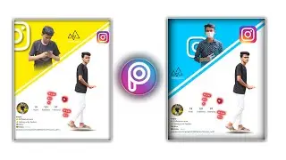 Instagram trending followers dual photo editing in PicsArt || trending || double exposure 2021
