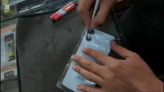 mobile sticker on mobile with heat gun | Mobile back staker with lighter | mobile back cover#sticker