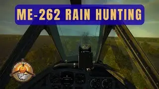 Me-262 Train Hunting in the Rain | IL-2 Sturmovik | No voice