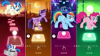 Dj Pony   Rainbow Dash - Little pony - Twilightsparkle Song TilesHop EDM Rush #mylittlepony #mlp