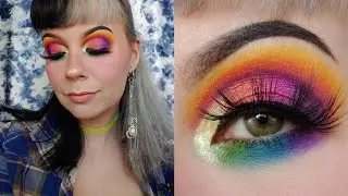 Trying New Makeup | J Cat Beauty Dia & Noche Peak Time Palette