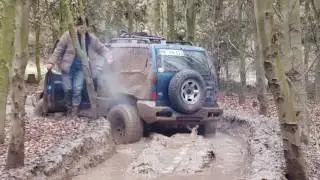 Nissan Terrano vs Nissan Terrano Offroad Mammutpark Mohrwald 18.03.17 часть 2