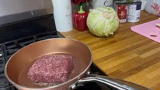 hey guys its hamburger and cabbage, yes