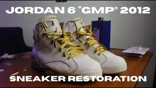 Air Jordan 6 GMP Restoration & Scratch removal Tutorial | #sneakerrestoration 