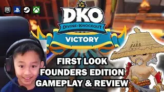 DKO - Divine Knock Out Founders Gameplay 1st look and our review of this new and exciting fun game!