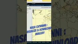 NASA Giovanni #nasa #space #satellite #tutorial
