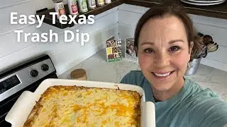 Easy Texas Trash Dip | Appetizer bean dip for parties
