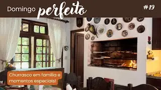 Domingo perfeito: churrasco em família e ótimos momentos! #vlog 🥓🥗🥩☀️🌿