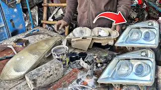Headlight Restoration using Toothpaste