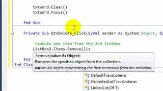 A beginner's guide to using list boxes in Visual Basic .Net