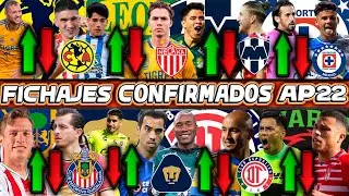 ✅🔥🔥NUEVOS FICHAJES CONFIRMADOS APERTURA 2022 | DRAFT LIGA MX | AMERICA CHIVAS TOLUCA PUMAS CRUZ AZUL
