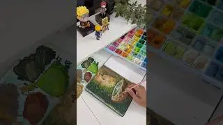 Картина гуашью #искусство #флораарт #художник #гуашь