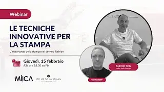 Webinar: Le Tecniche innovative per la stampa