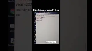 How to Import Calendar in Python || MrX Coding