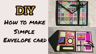 SIMPLE ENVELOPE CARD MAKING TUTORIAL/BONVOYAGE/