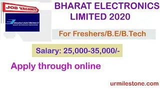 Bharat Electronics Limited Recruitment 2020,Trainee Engineer-I,Project Engineer- I