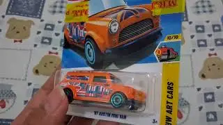 HW Basic Car 2025: '67 Austin Mini Van Dari HW Art Cars. 