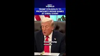 Trump Mispronounces Indian Envoy's Name At White House Diwali Event
