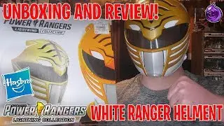 Lightning Collection - White Ranger Helmet Unboxing & Review (Mighty Morphin Power Rangers)