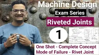 Riveted Joints II Rivet Joint Failure II Design of Machine Elements II Machine Design II