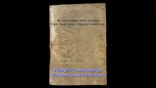 Vojnych's manuscript - Flowers in sacral architecture