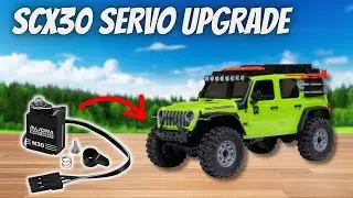 INSTALLING INJORA SCX30 STEERING SERVO! * N30 NANO  