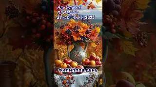 Какие приметы на 24 октября 2025 года?