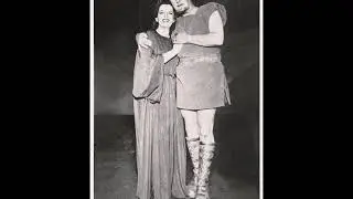 Wagner - Die Walküre - Todesverkündigung - Astrid Varnay, Max Lorenz (Bayreuth, 1954)