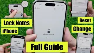 How to Lock Notes with a Password on iPhone 16, 15 (Any iPhone) in 2026 iOS 18.5