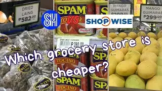 Grocery Price Comparison Shopwise vs SM | Saan mas mura?