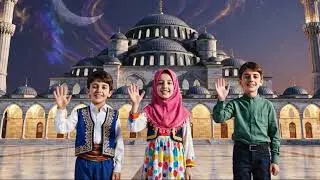 Five Daily Prayers – Peaceful Kids Song 🧎‍♂️‍➡️🕌🧎‍♀️